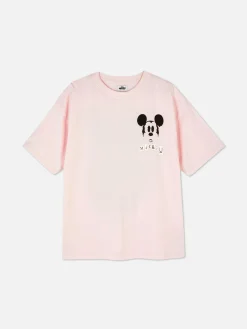 Hauts Et T-Shirts|Primark T-shirt Oversize Disney Mickey Mouse Rose clair