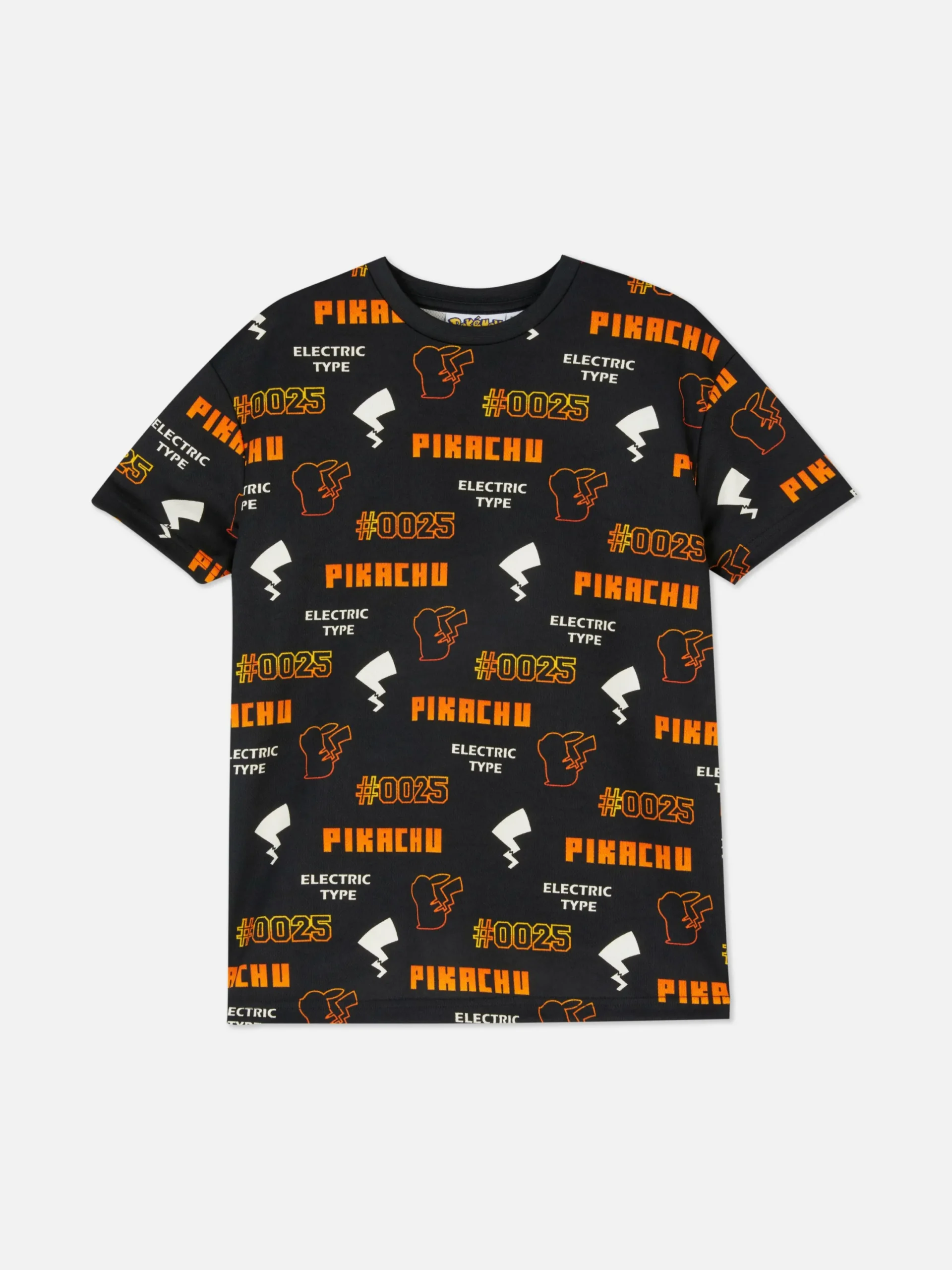 Hauts Et T-Shirts|Primark T-shirt Pokémon électrique Pikachu Noir
