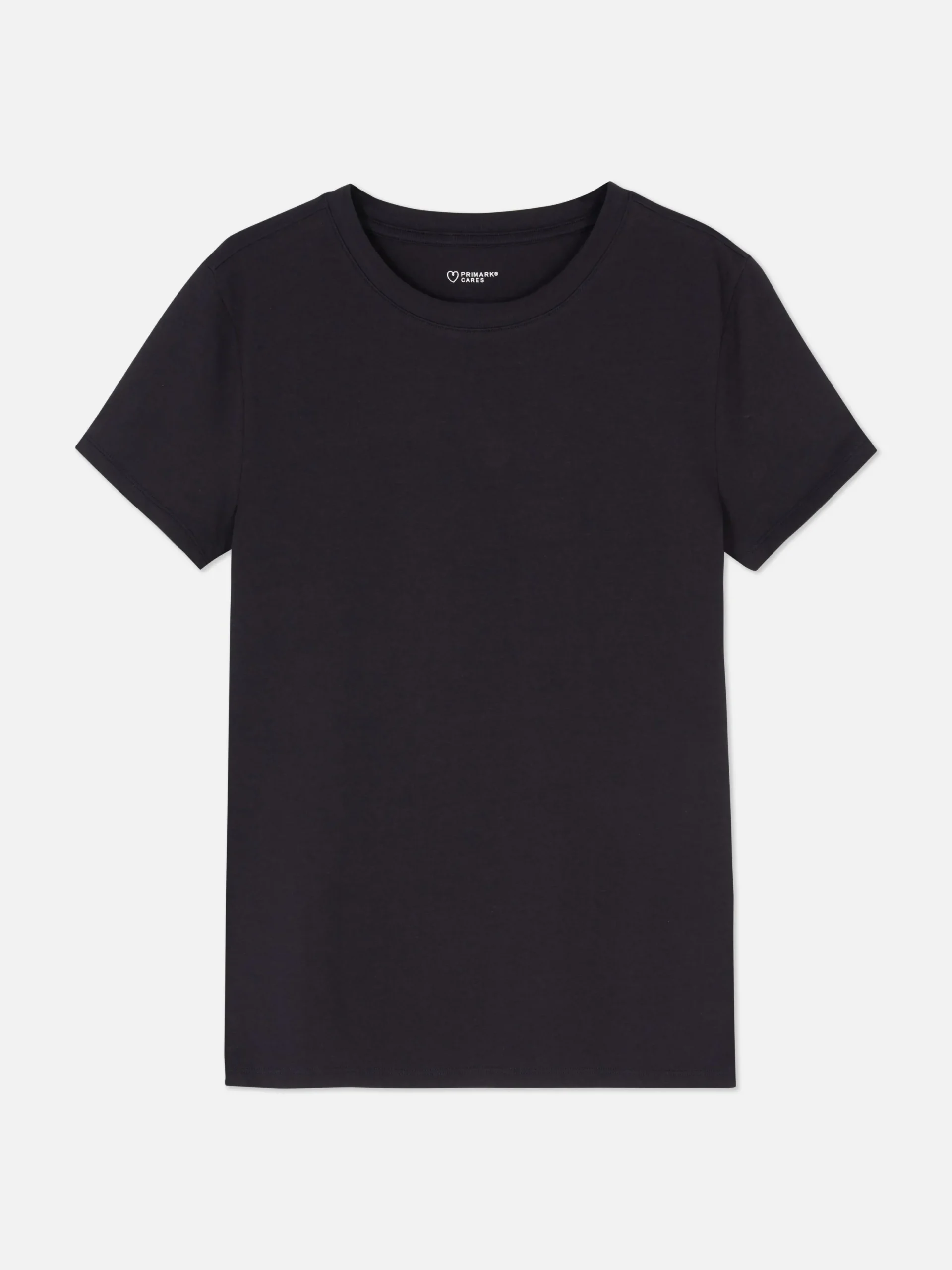 Hauts Et T-Shirts|Primark T-shirt Ras Du Cou Stretch Bleu marine