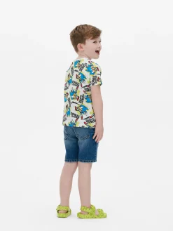 Hauts Et T-Shirts|Primark T-shirt Sonic Le Hérisson Speed Star Blanc