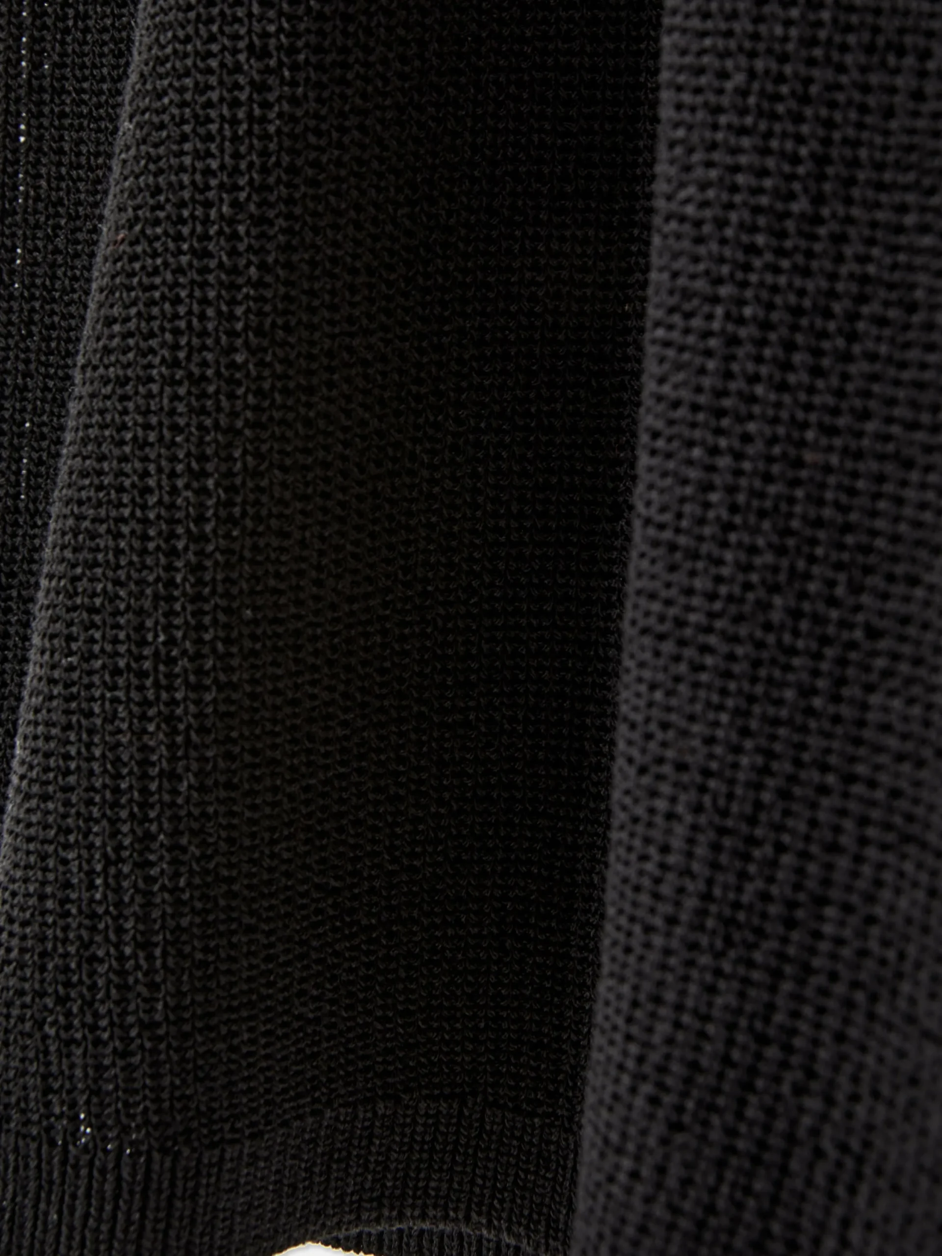 Hauts Et T-Shirts|Primark T-shirt Tricoté à Col Rond Noir