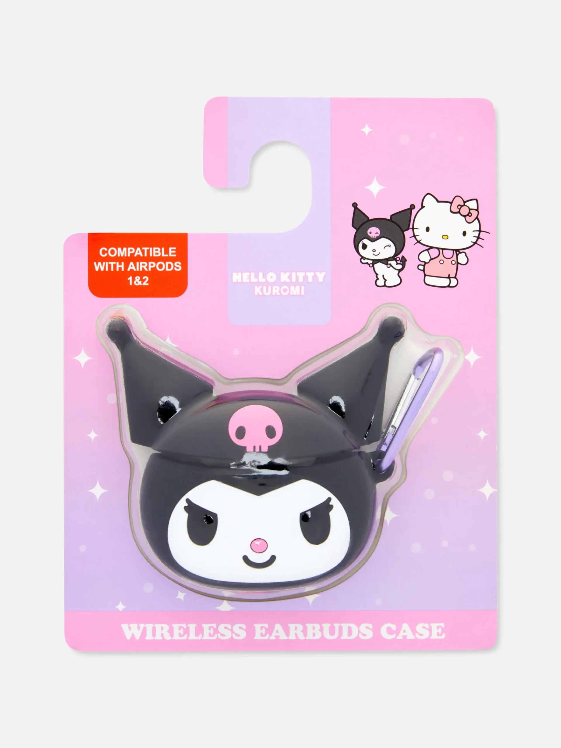 Casques Audio|Primark Étui Pour écouteurs Sans Fil Hello Kitty Kuromi Noir