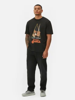 Tout Halloween|Hauts Et T-Shirts|Primark Un T-shirt Graphique Orange Mécanique Noir