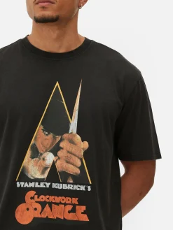 Tout Halloween|Hauts Et T-Shirts|Primark Un T-shirt Graphique Orange Mécanique Noir