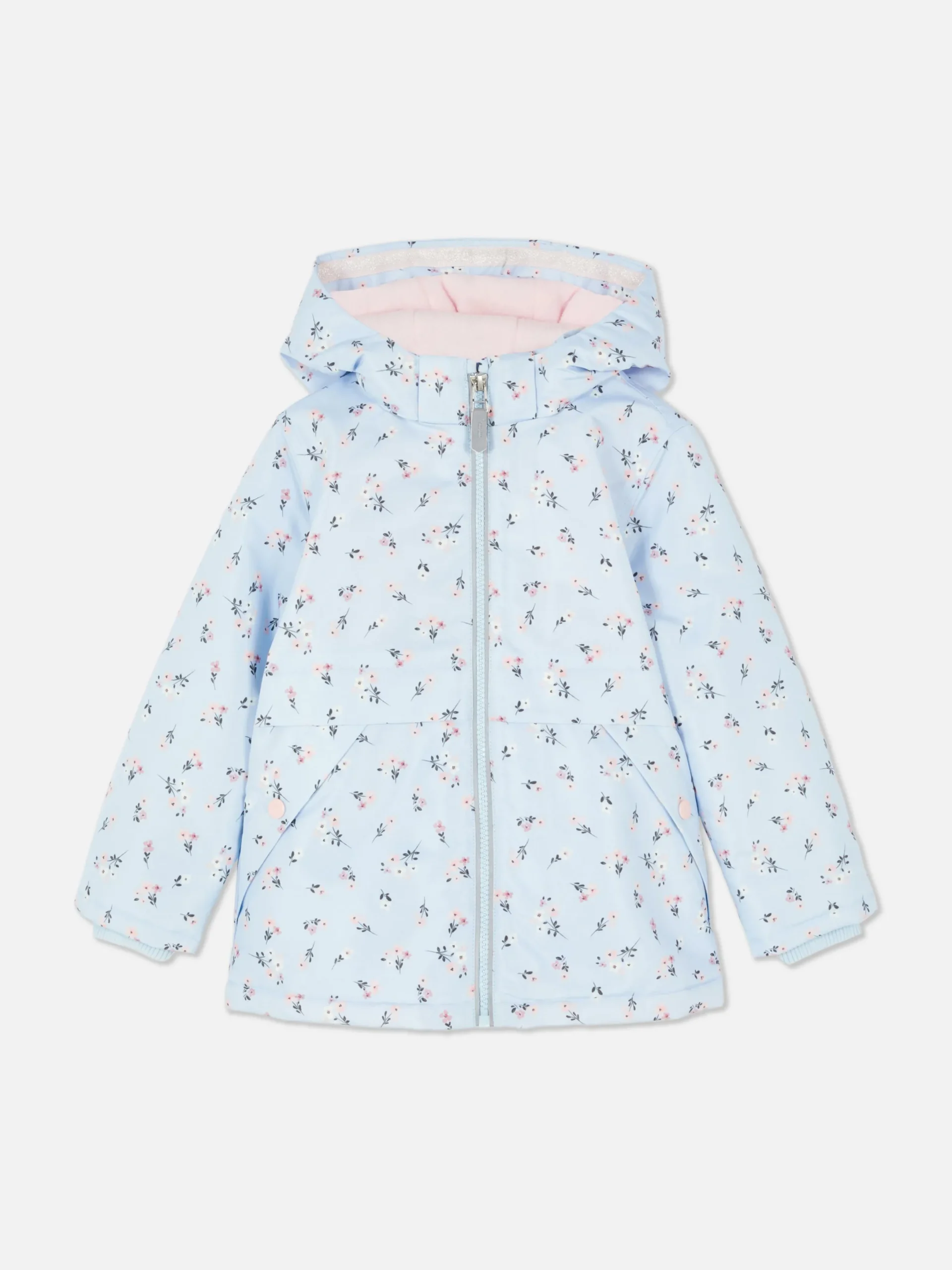 Manteaux Et Vestes|Primark Veste à Capuche Zippée Bleu