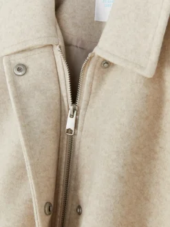 Manteaux Et Vestes|Primark Veste à Ourlet Boule Écru