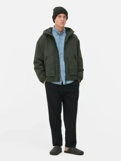 Manteaux Et Vestes|Primark Veste Coupe-vent à Capuche Vert