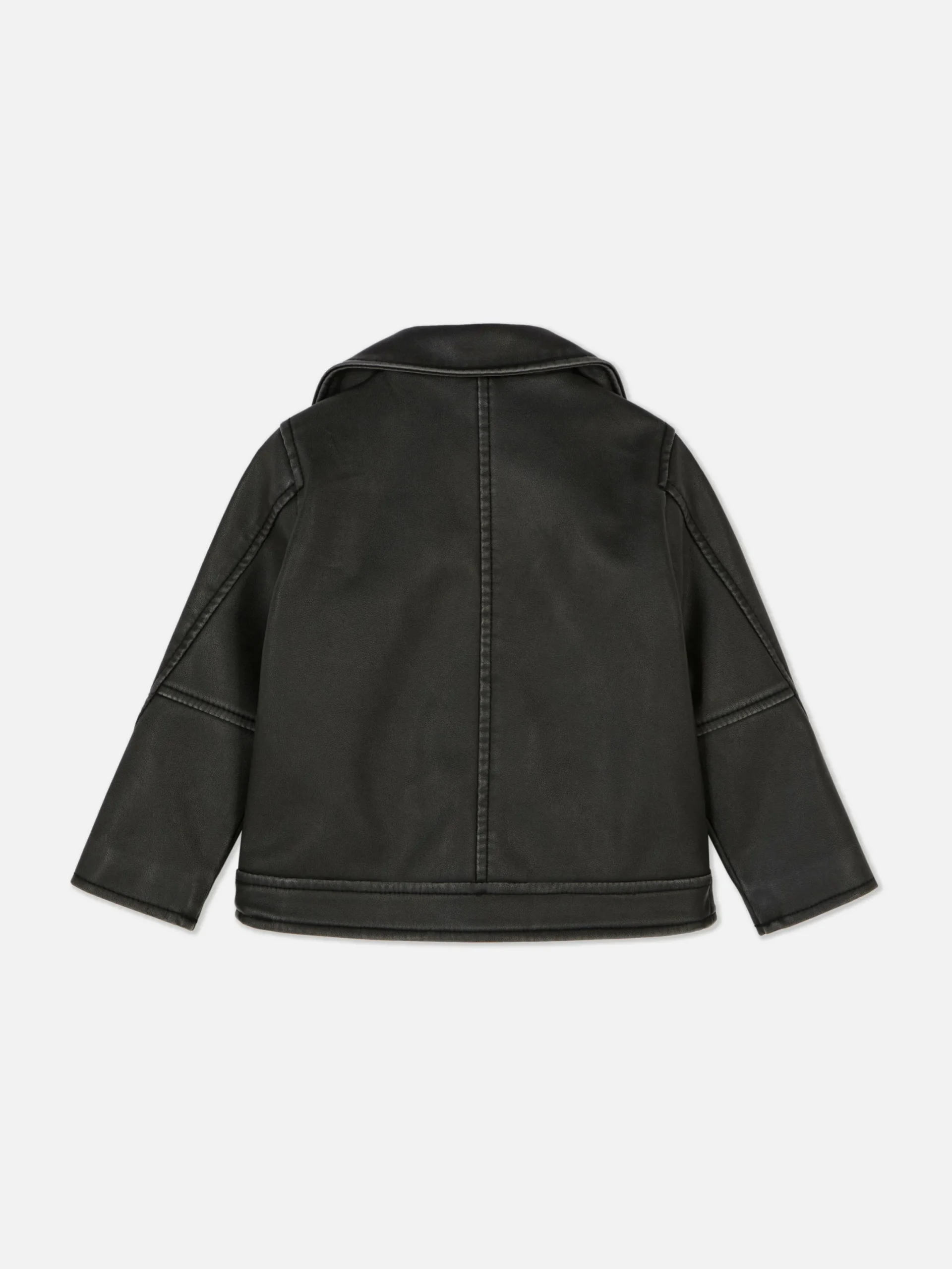Manteaux Et Vestes|Primark Veste De Motard En Simili Cuir Noir