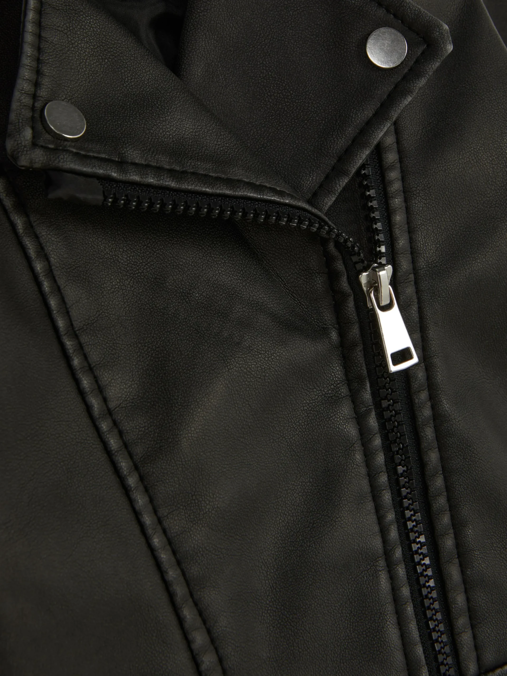 Manteaux Et Vestes|Primark Veste De Motard En Simili Cuir Noir