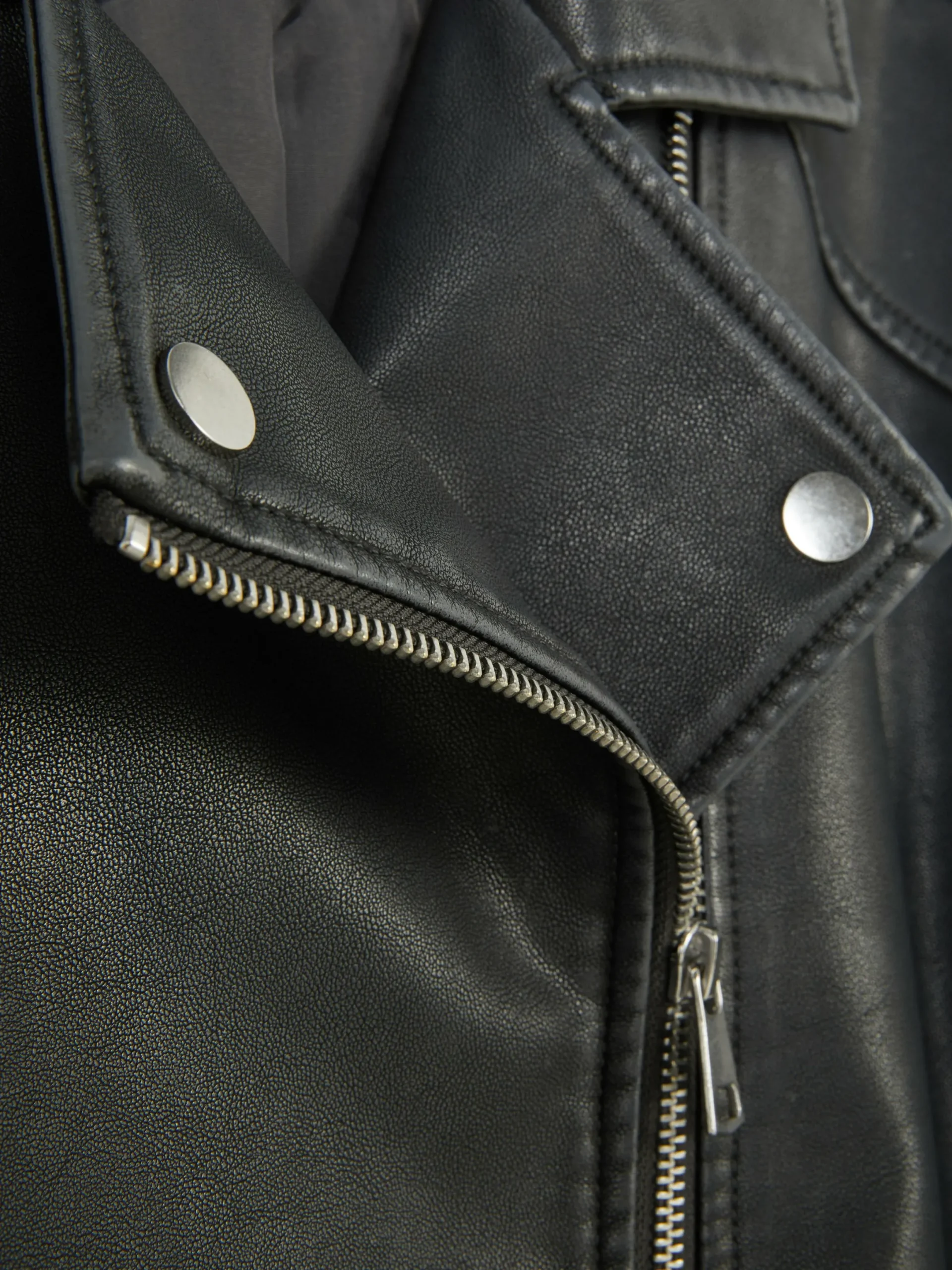Manteaux Et Vestes|Primark Veste De Motard En Simili Cuir Effet Vieilli Gris