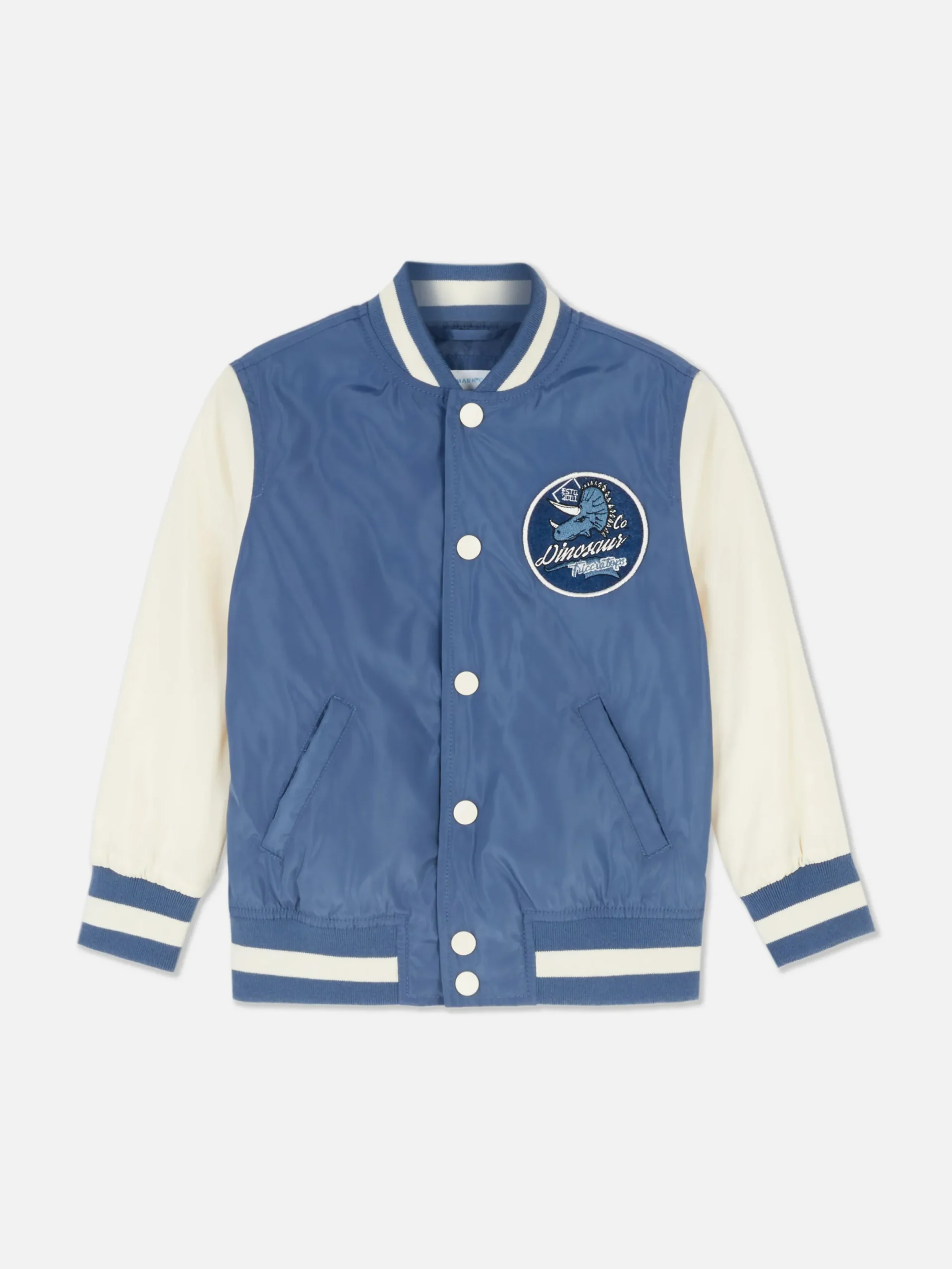 Manteaux Et Vestes|Primark Veste De Style Universitaire à Motif Dinosaure Bleu