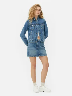 Denim|Manteaux Et Vestes|Primark Veste En Jean Bleu moyen
