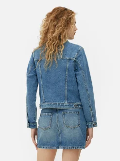 Denim|Manteaux Et Vestes|Primark Veste En Jean Bleu moyen