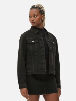 Denim|Manteaux Et Vestes|Primark Veste En Jean Noir