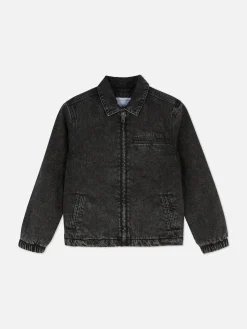 Manteaux Et Vestes|Primark Veste En Jean à Revers Noir