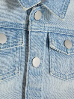 Manteaux Et Vestes|Primark Veste En Jean Délavé Bleu