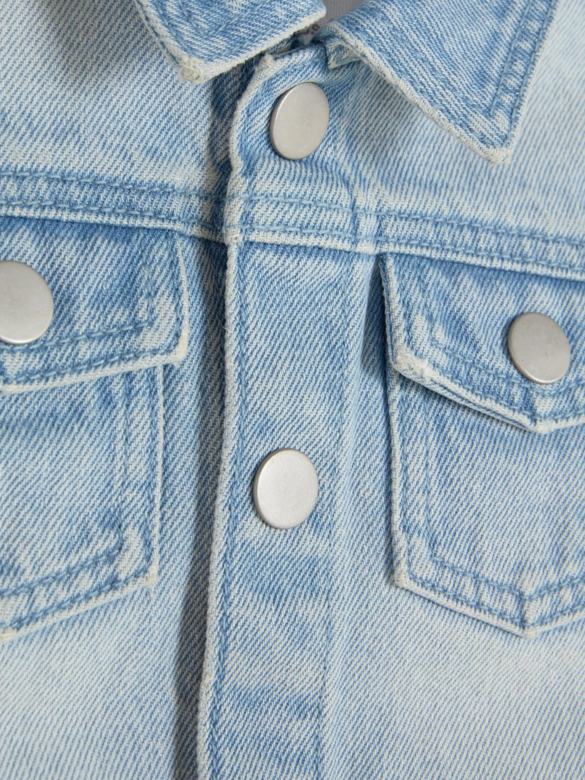 Manteaux Et Vestes|Primark Veste En Jean Délavé Bleu