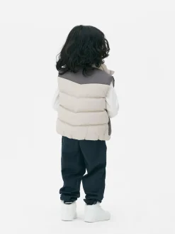 Manteaux Et Vestes|Primark Veste Sans Manches Color Block Gris
