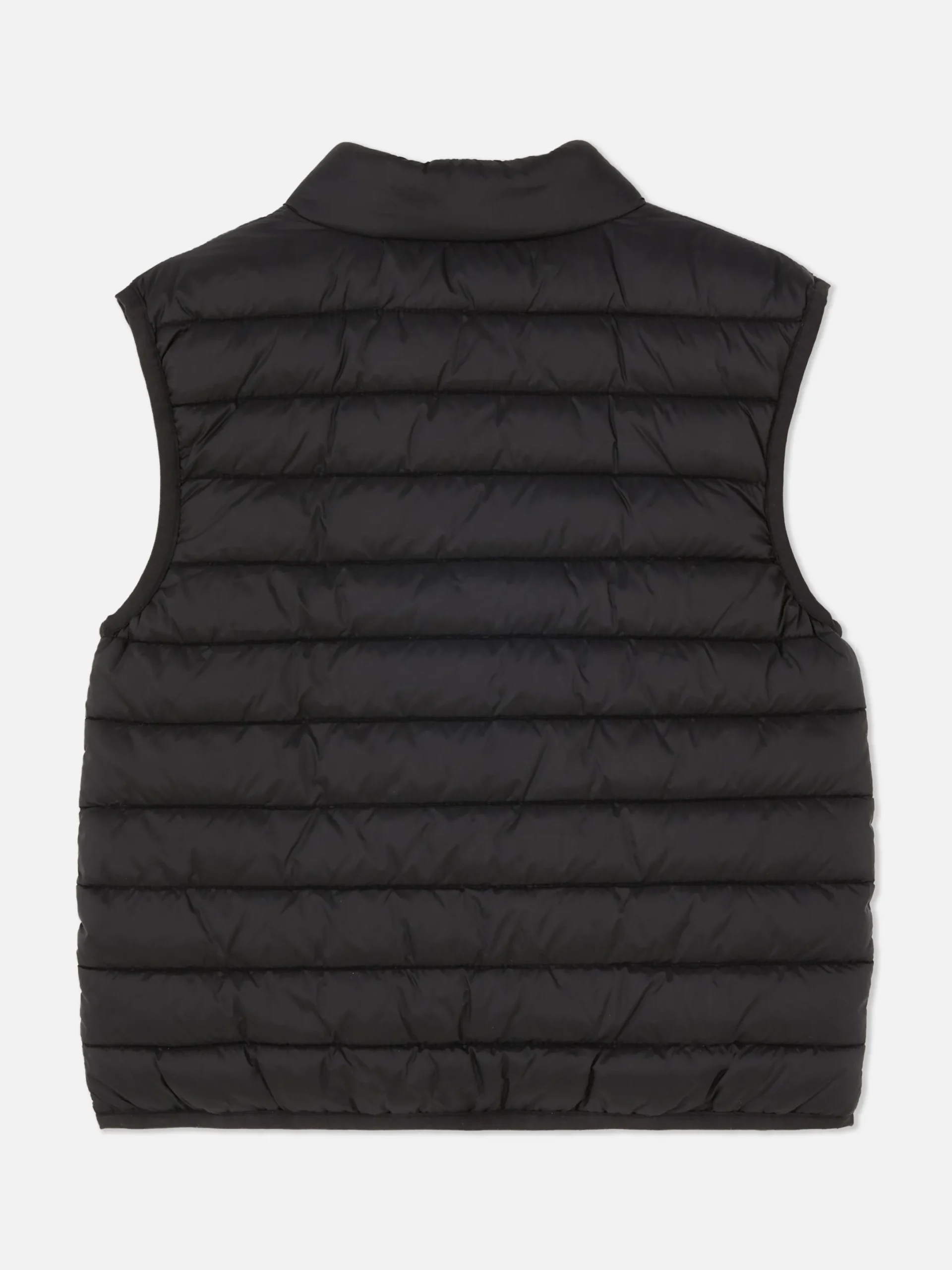 Manteaux Et Vestes|Primark Veste Sans Manches Rembourrée Zippée Noir